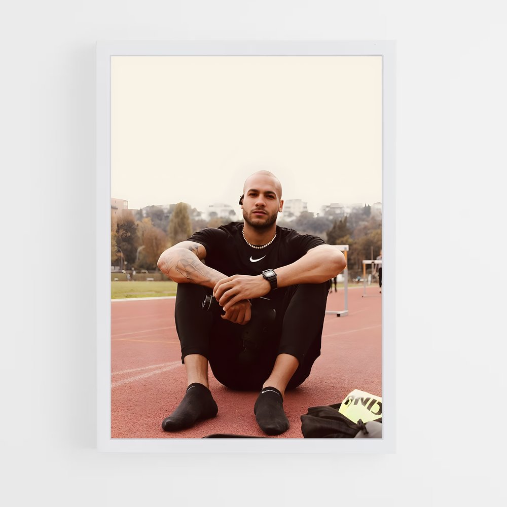 Poster Pause sur la Piste – affiche Athlétisme (vue 3)